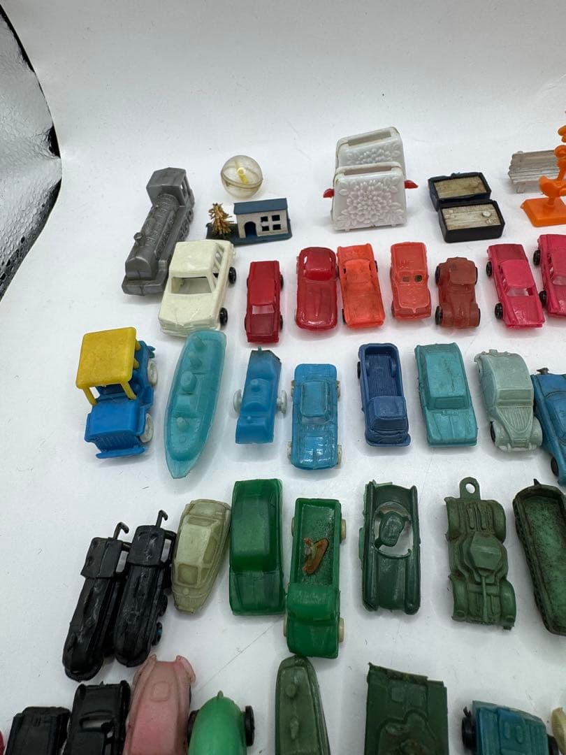 グリコ おまけ レトロ 昭和 フジヤ 木製 130点ほど 機関車　ロボット