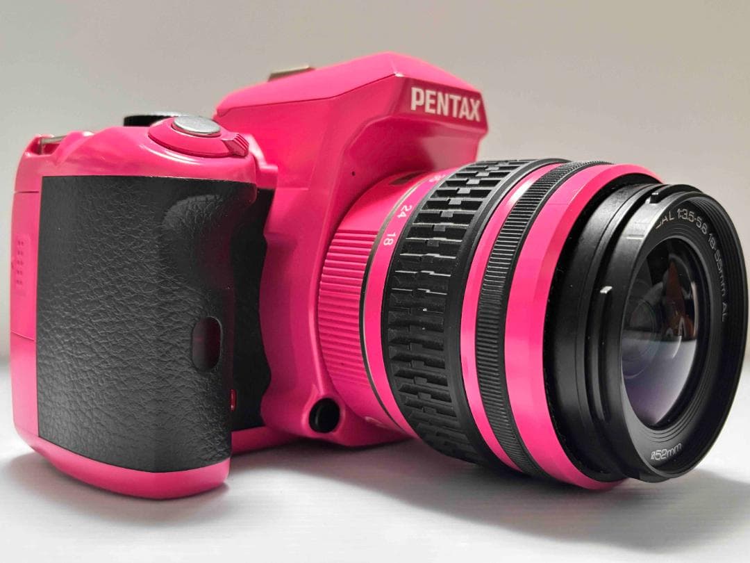 PENTAX K-r ピンク デジタル一眼レフカメラ 18-55mm レンズ付き