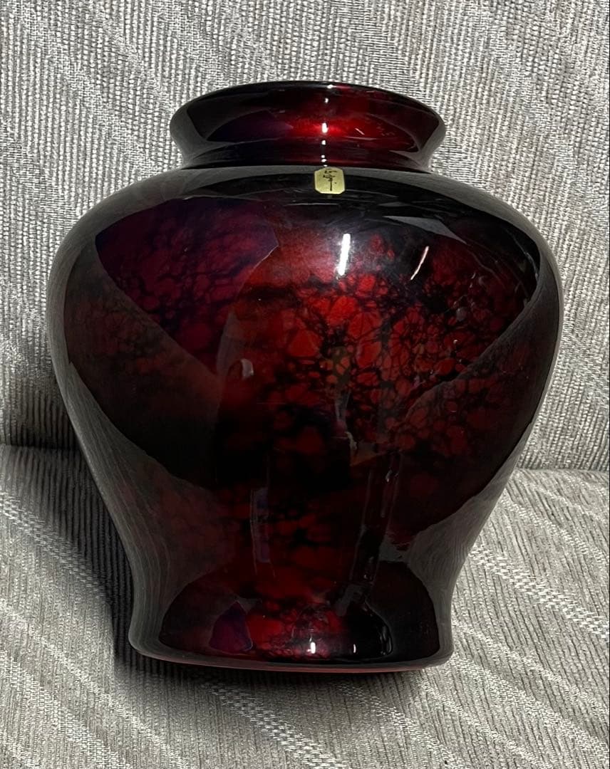 赤黒グラデーション花瓶