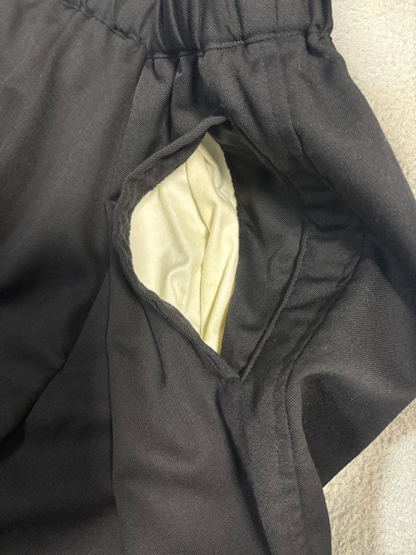 【美品】AD2016 コムデギャルソン ウールギャバ ボタン付サルエルパンツ S