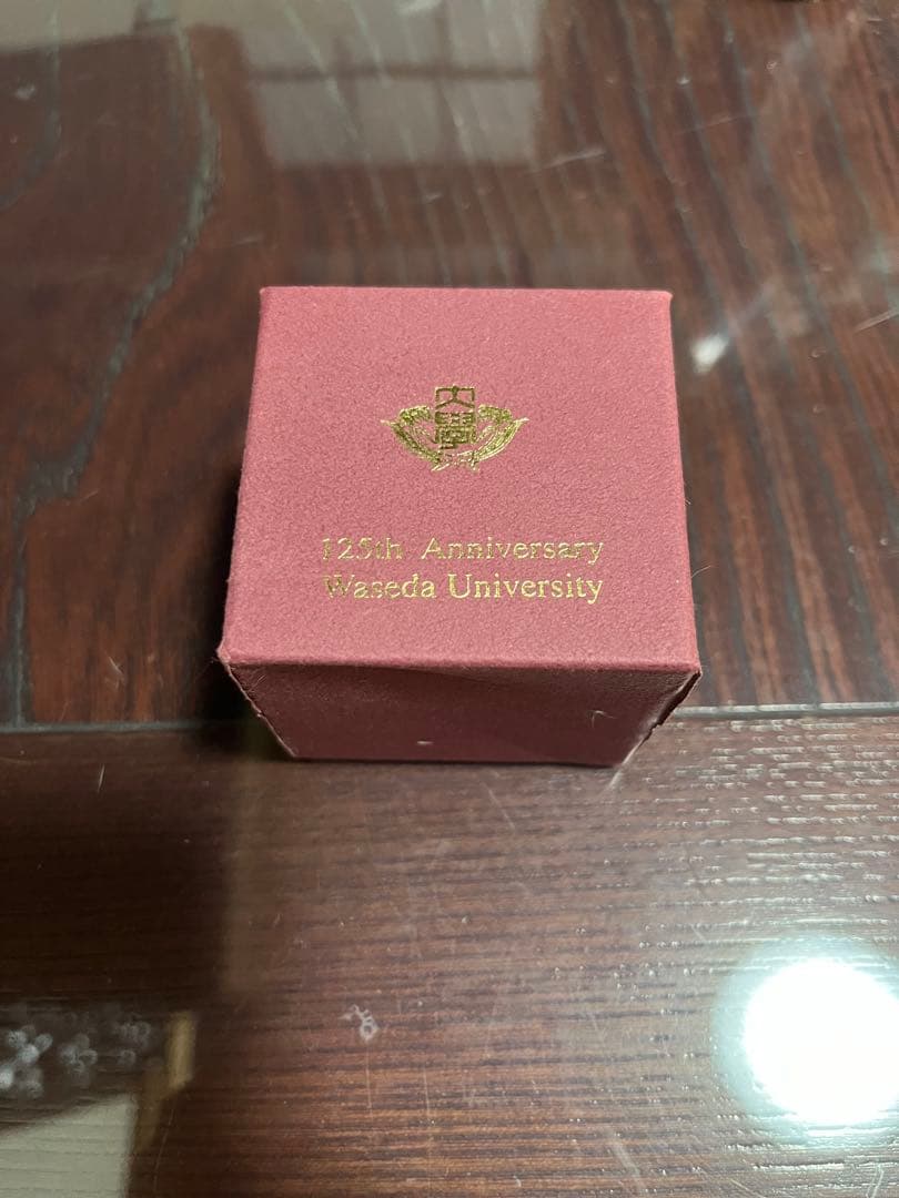 【希少】早稲田大学　125周年　記念タイル
