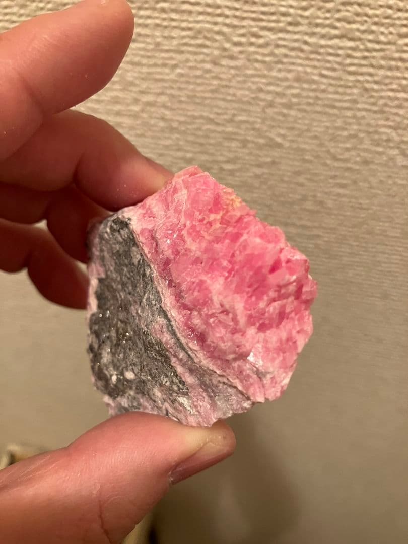 高品質‼️結晶パキパキ‼️　北海道稲倉石鉱山産　ロードクロサイト原石