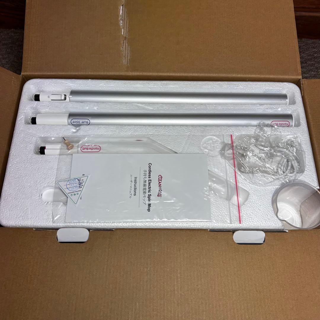 【新品・未使用】 CLEAN 電動モップ 自動洗浄 コードレス