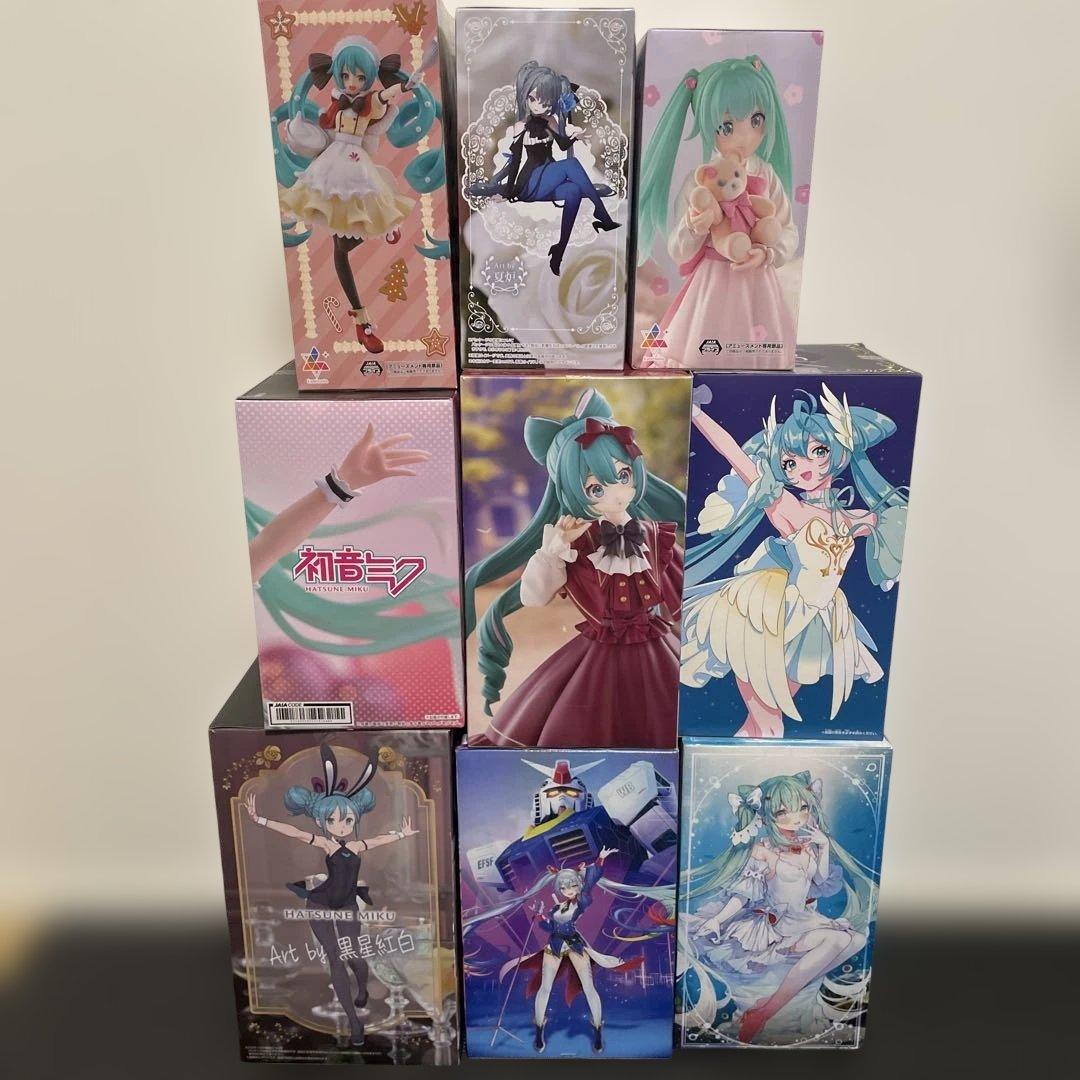 初音ミク　フィギュア　プライズ　セット