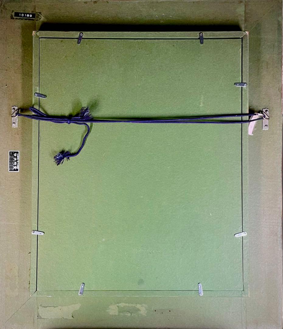 中川力　真作「ばら」 油彩6号　格調高い薔薇図名品　師：有島生馬