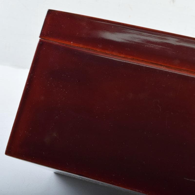 茶道具　春慶塗　利休茶箱　茶碗　振出など　九点　一式　仕覆付　M　R9344