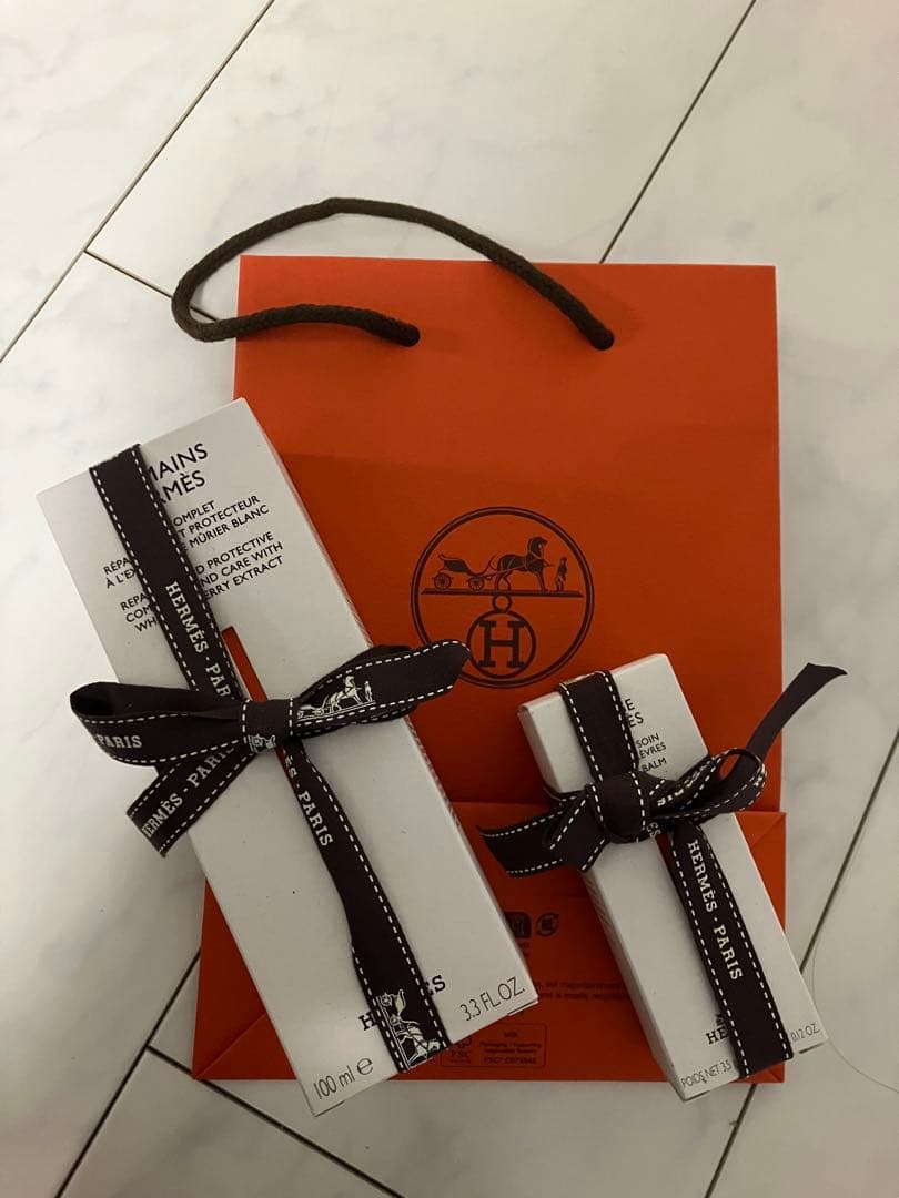 HERMES ハンドクリーム、リップクリーム セット