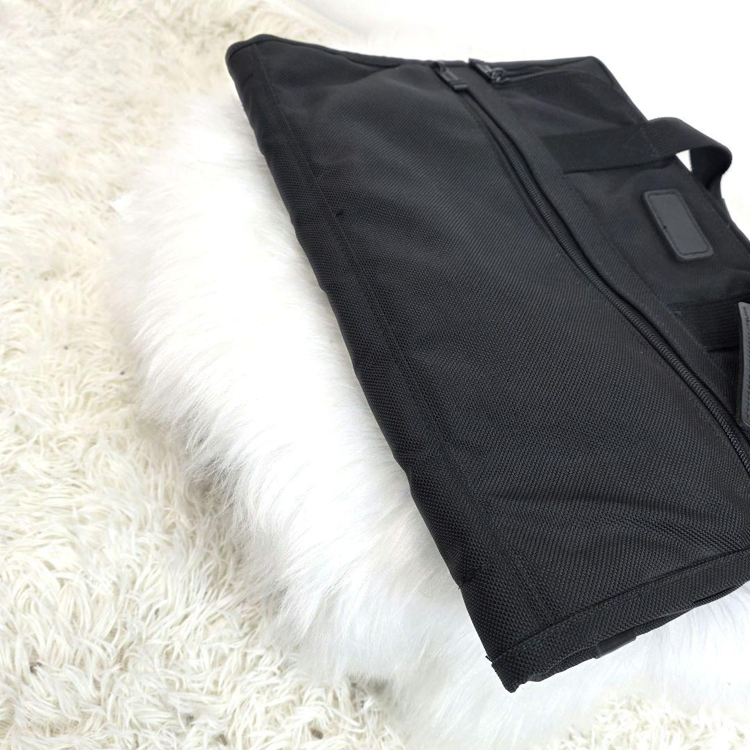 TUMI トゥミ　ナイロン　革　ハンドル　ブラック ビジネス　ハンド バッグ