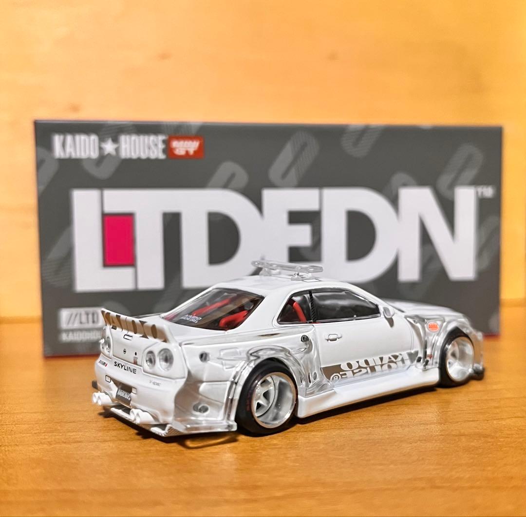 TSM MINIGT LTDEDN 街道ハウス GT-R R34 POLICE
