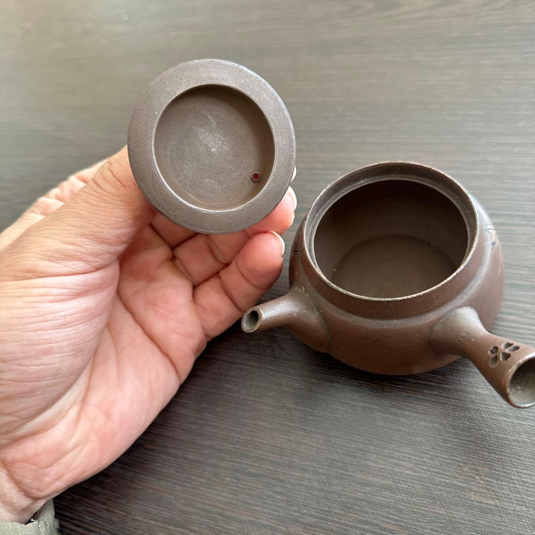 急須　ミニ急須　萬古焼　時代物