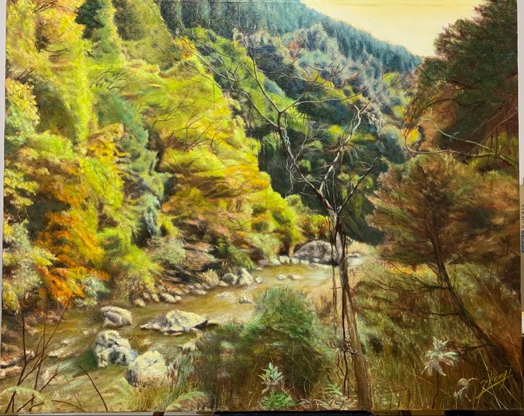 油彩画Ｆ30号　額縁無し