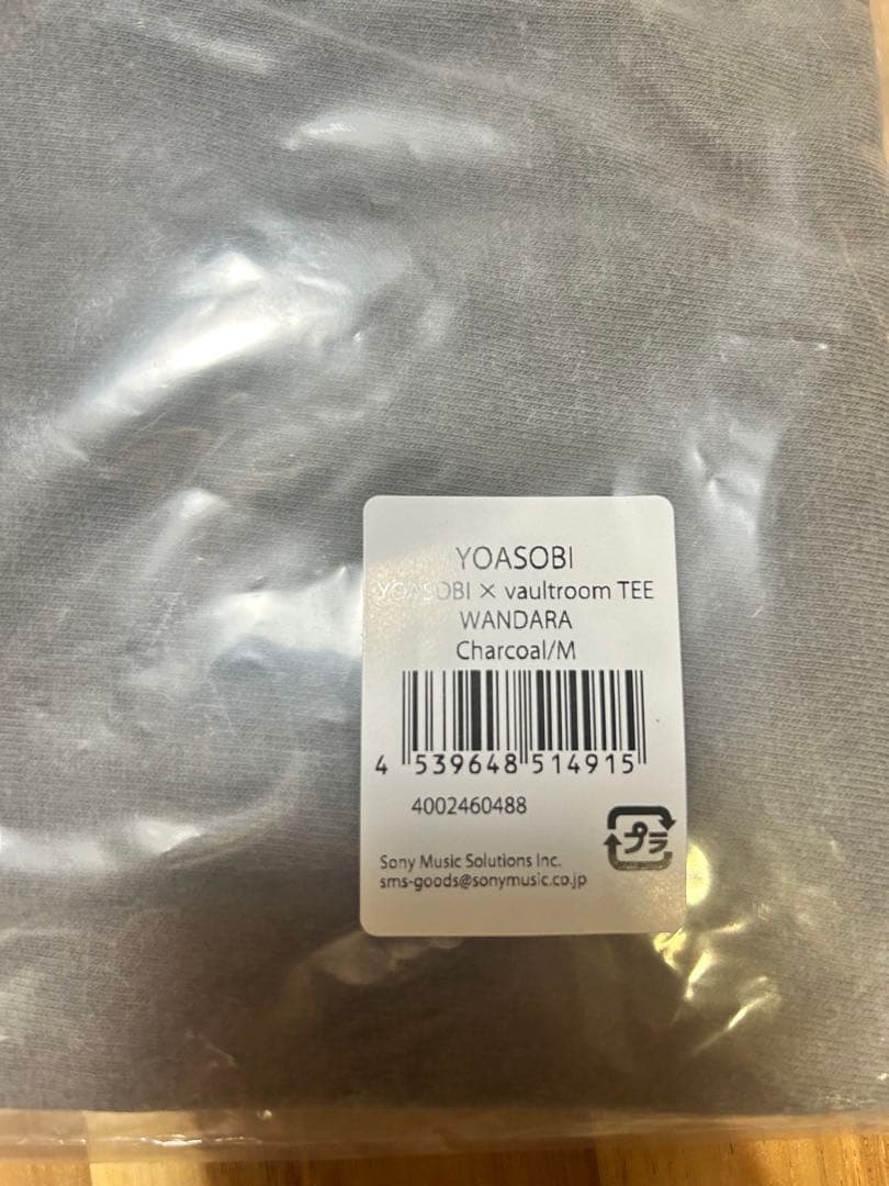 【会場限定】YOASOBI×vaultroom Tシャツ Mサイズ チャコール