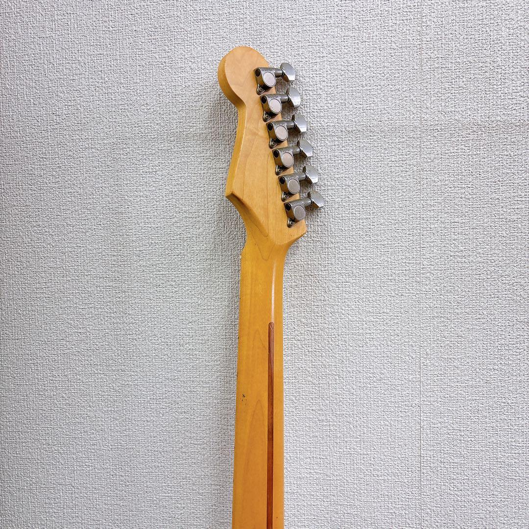 ＃Fender Stratocaster ブラック エレキギター部品欠品あり