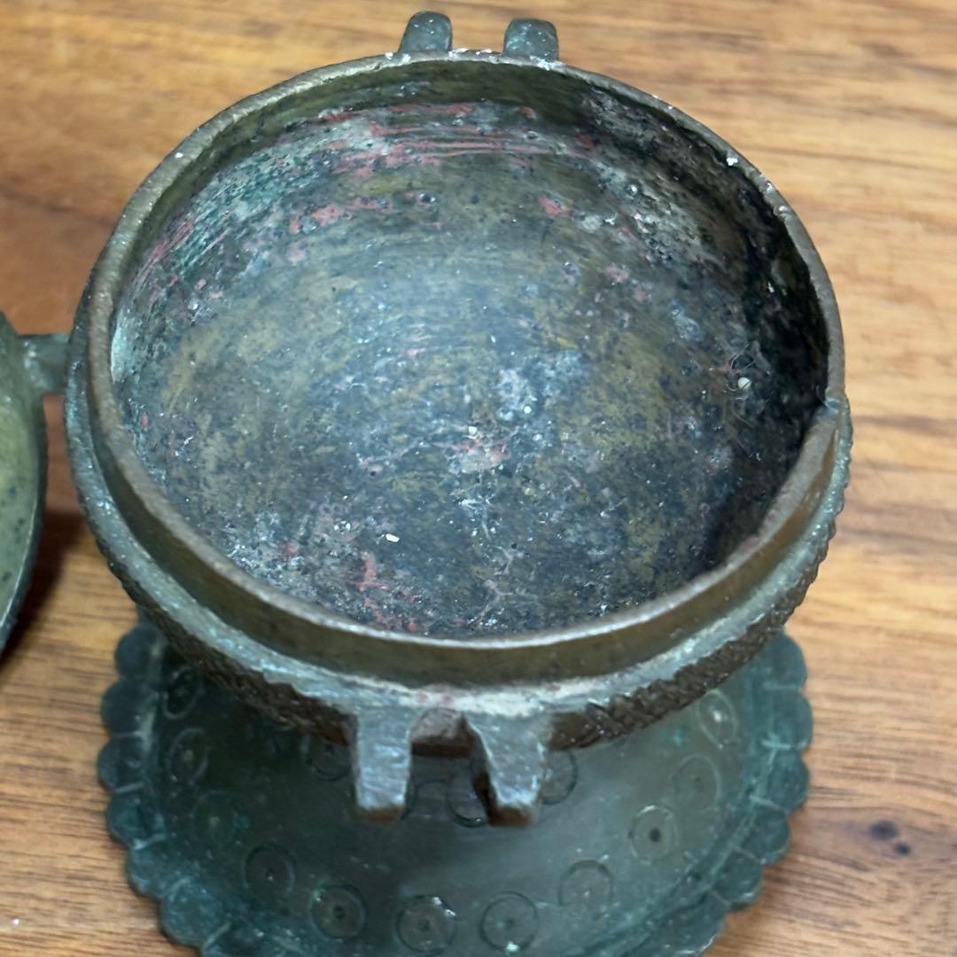 昔中国で購入した銅器の置物　仏具