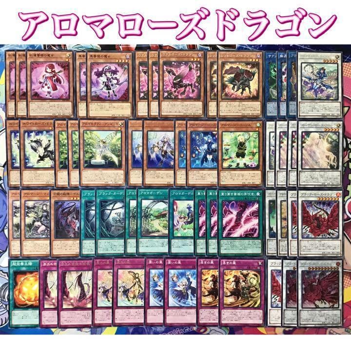 本格構築 【アロマローズドラゴン】デッキ メイン＆EX15枚＆スリーブ