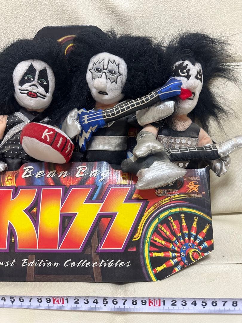 KISSレア希少1999年製 バンドメンバー ぬいぐるみ4体セット