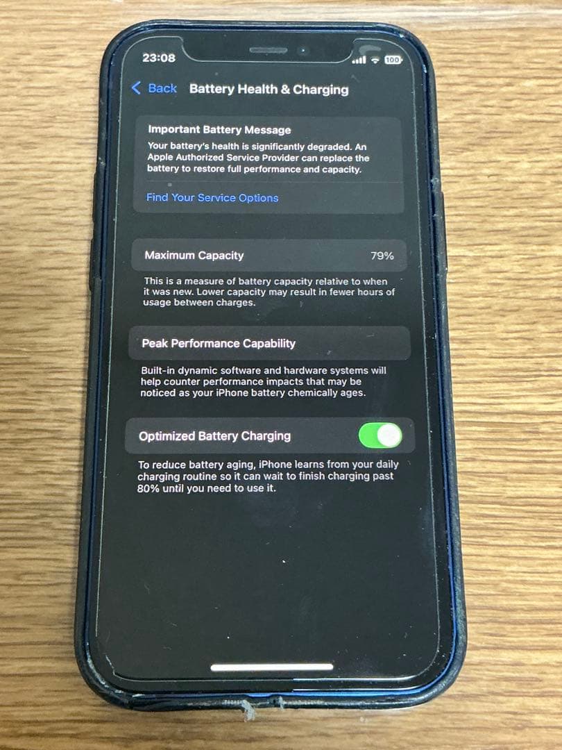 【大容量256GB】iPhone 12 mini ブルー リヤカメラピント不良