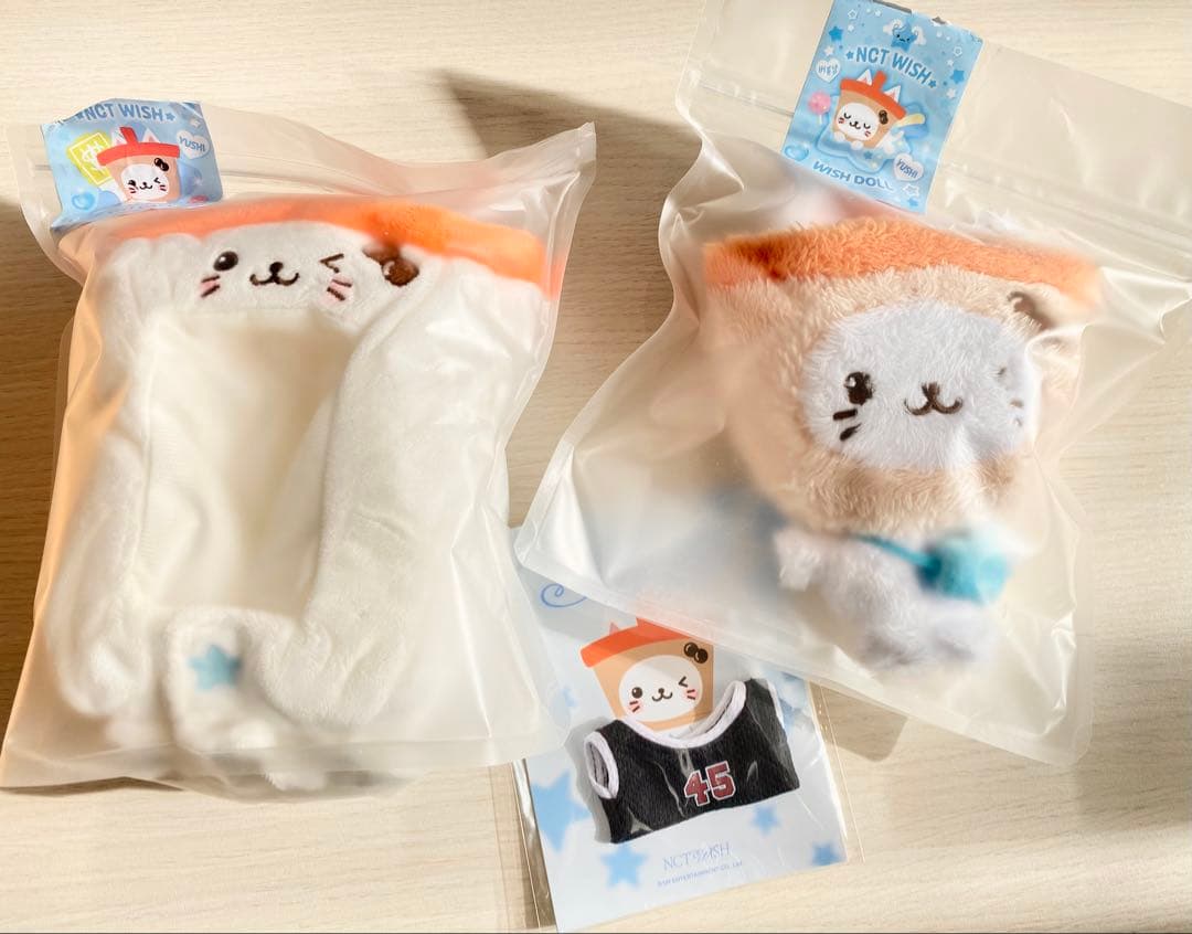 NCTWISH ユウシ　バブルニャン　ぬいぐるみ　ペンライトカバー　SET