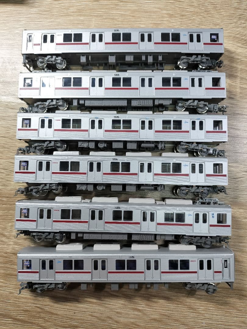 グリーンマックス1257T 東武10000系更新車6両トータルキット組み立て品