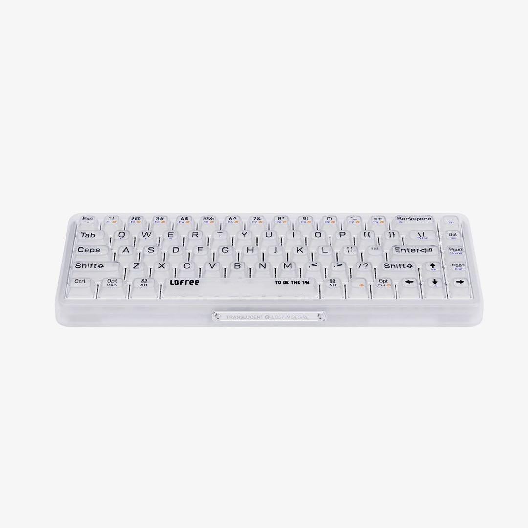 Lofree クリアBluetoothメカニカルキーボード 1% Misty