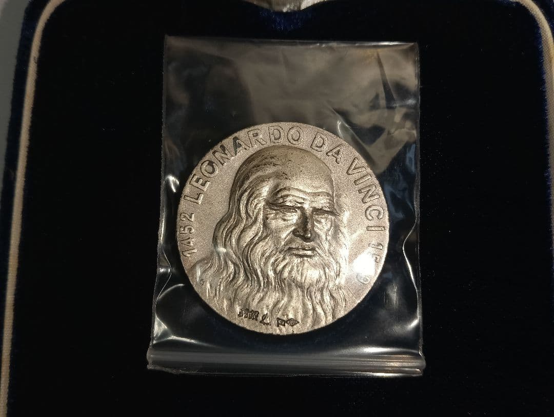 ✴*︎様 モナ・リザ来日祈念メダル 品位.999 純銀 モナ・リザ＆ダヴィンチ