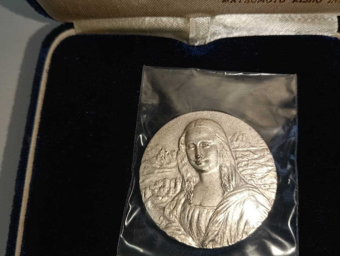 ✴*︎様 モナ・リザ来日祈念メダル 品位.999 純銀 モナ・リザ＆ダヴィンチ