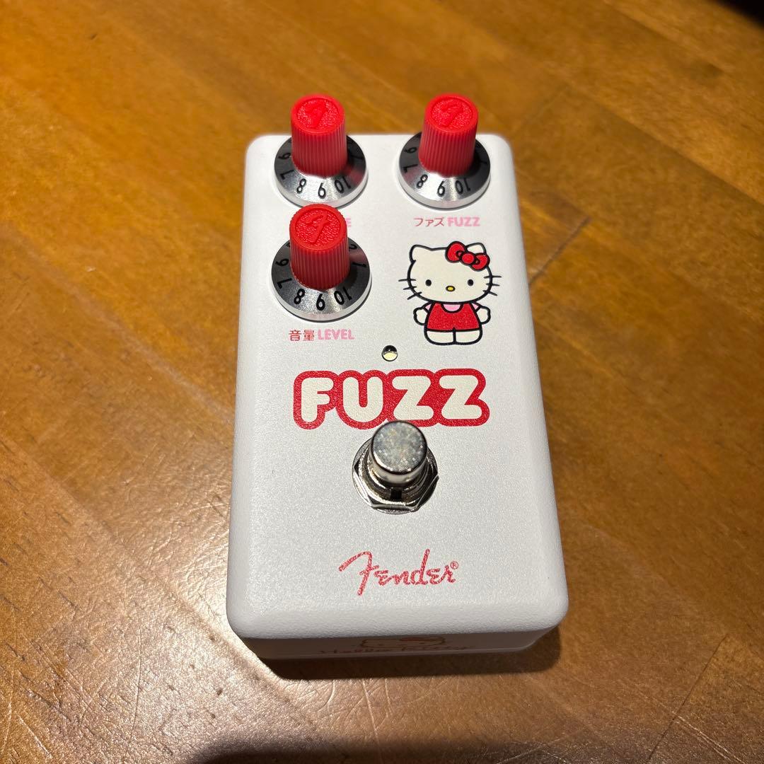 Hello Kitty Fenderファズペダル　白色