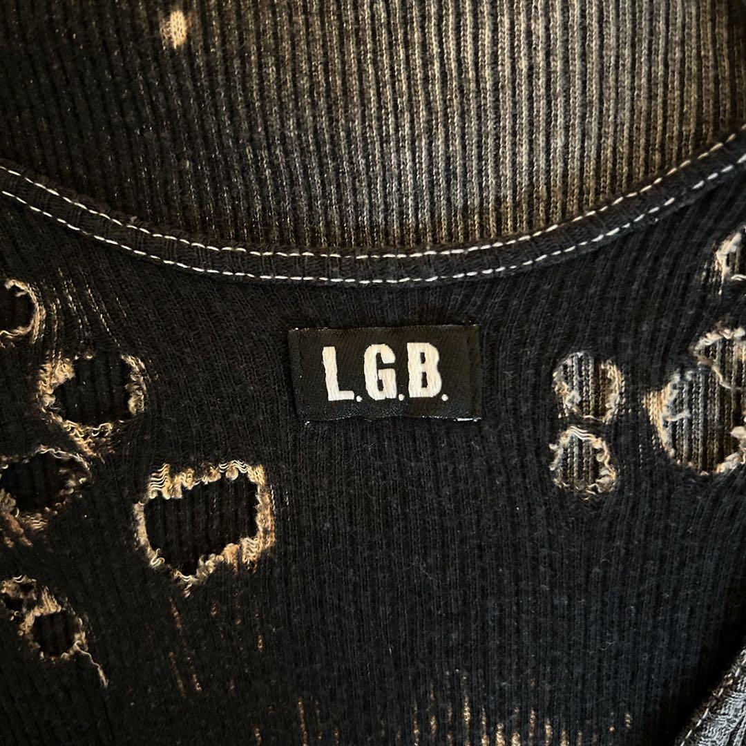 old L.G.B. ノースリーブカットソー ダメージ加工 名作 アーカイブ