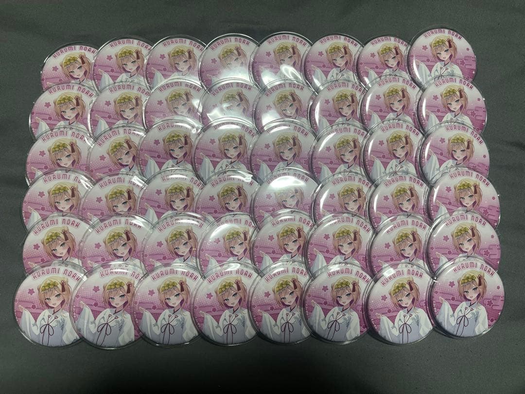 ぶいすぽっ！ 神田明神納涼祭 巫女 缶バッジ 胡桃のあ×48