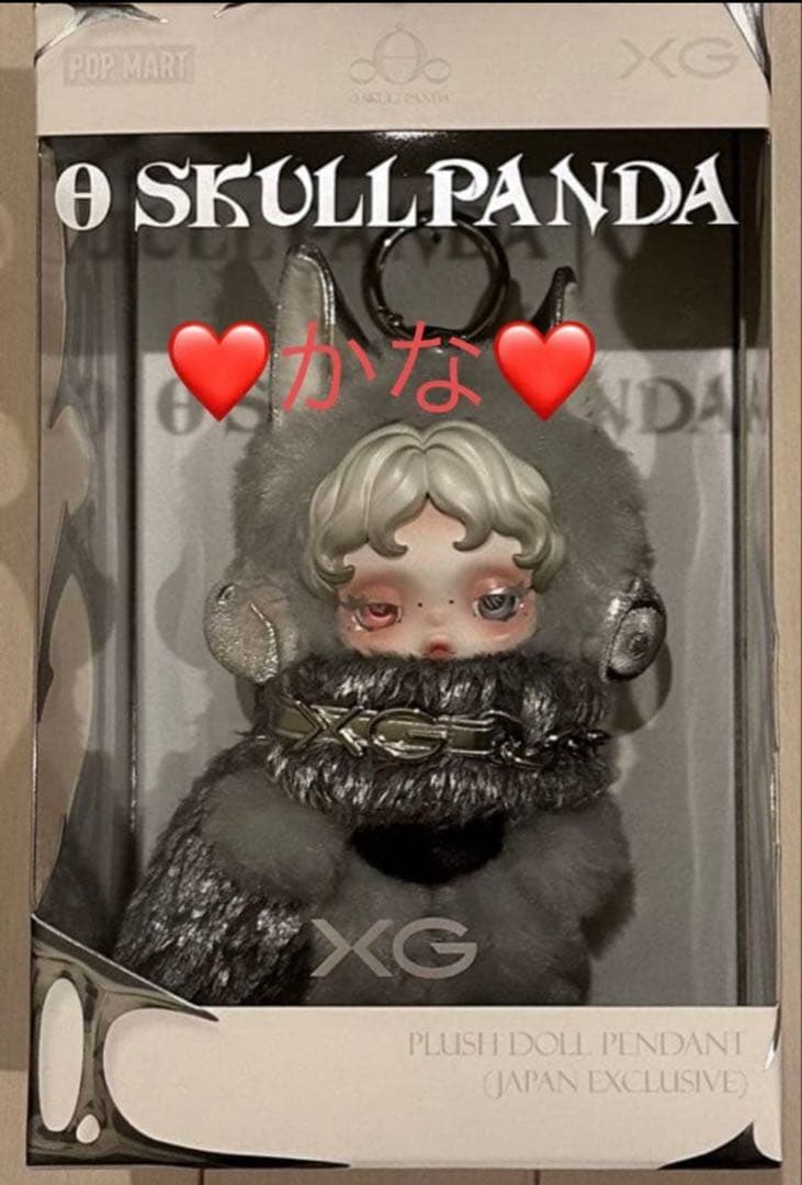 神*辺様 SKULLPANDA XG コラボ ぬいぐるみ POPMART 日本限