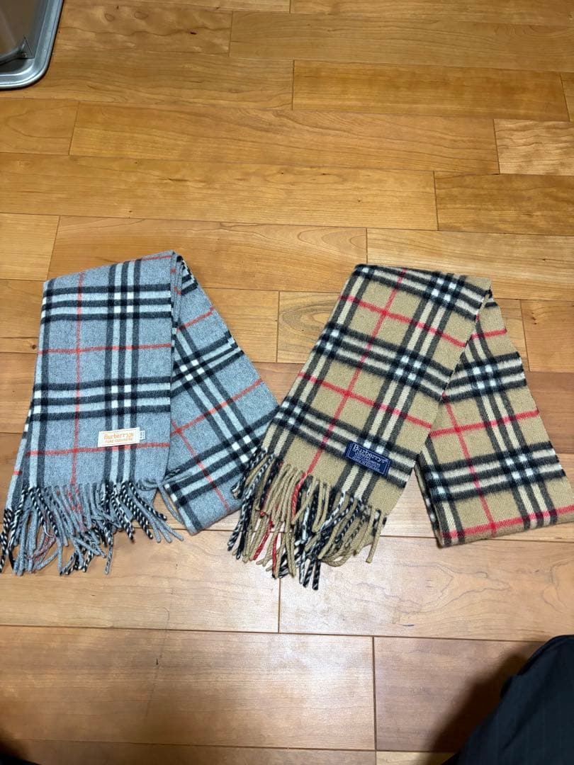 Burberrys チェックマフラー セット