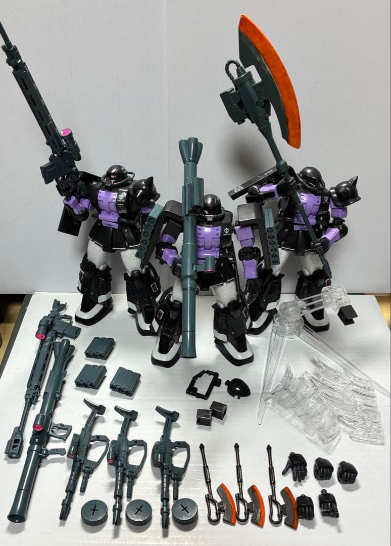 機動戦士ガンダム THE ORIGIN MS-06R高機動型ザクII　黒い三連星