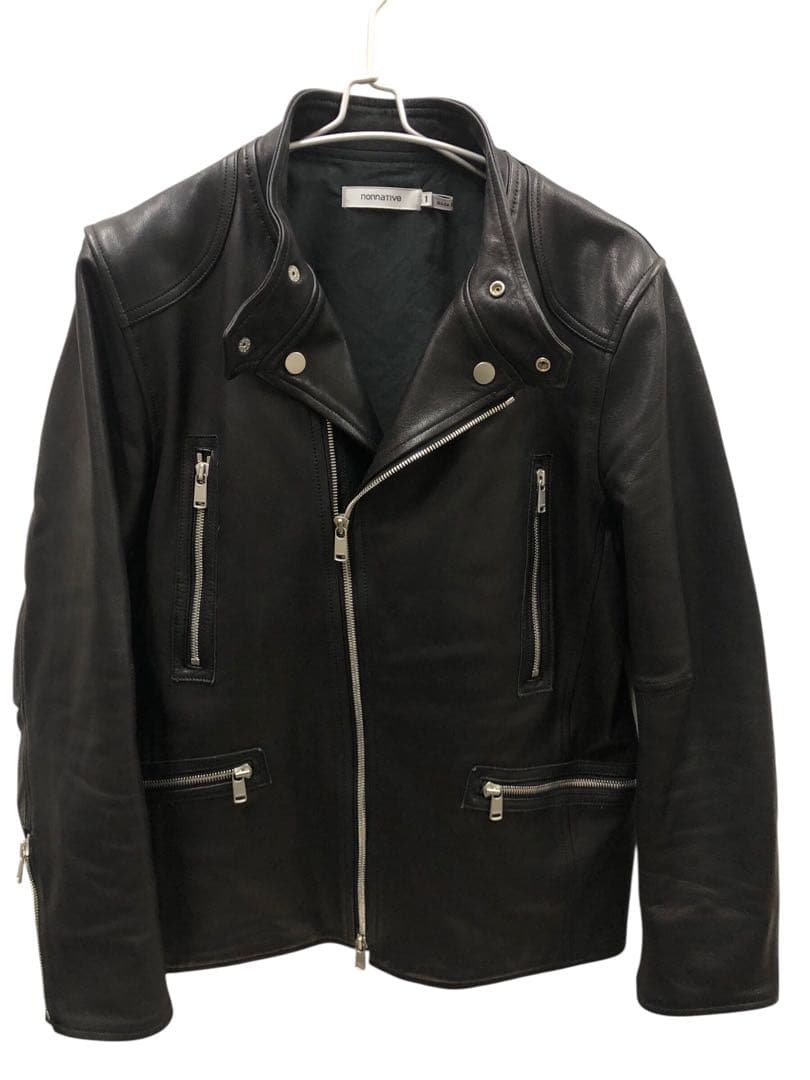ジャケット・アウター nonnative BIKER BLOUSON COW LEATHER
