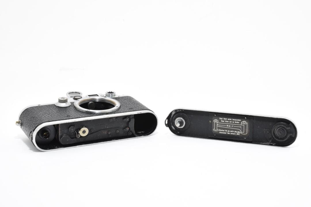 【希少IIIb/幕極上】Leica IIIb 完動 二重像鮮明 105mm付
