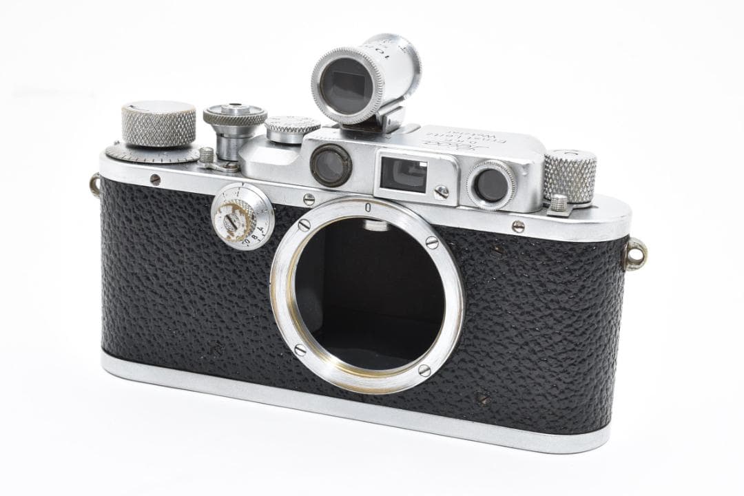 【希少IIIb/幕極上】Leica IIIb 完動 二重像鮮明 105mm付