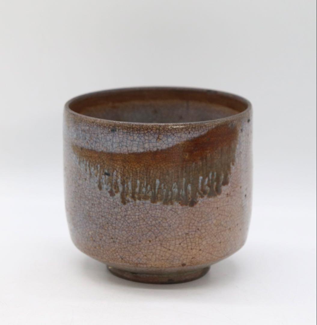 時代　高取　筒茶碗　唐津　茶道具　送料込み250928