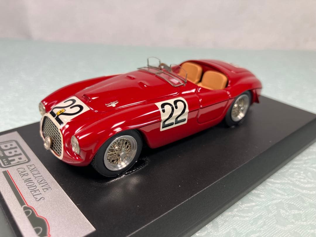 BBR フェラーリ166MM 1949年　ル・マン優勝　No.22 レッド