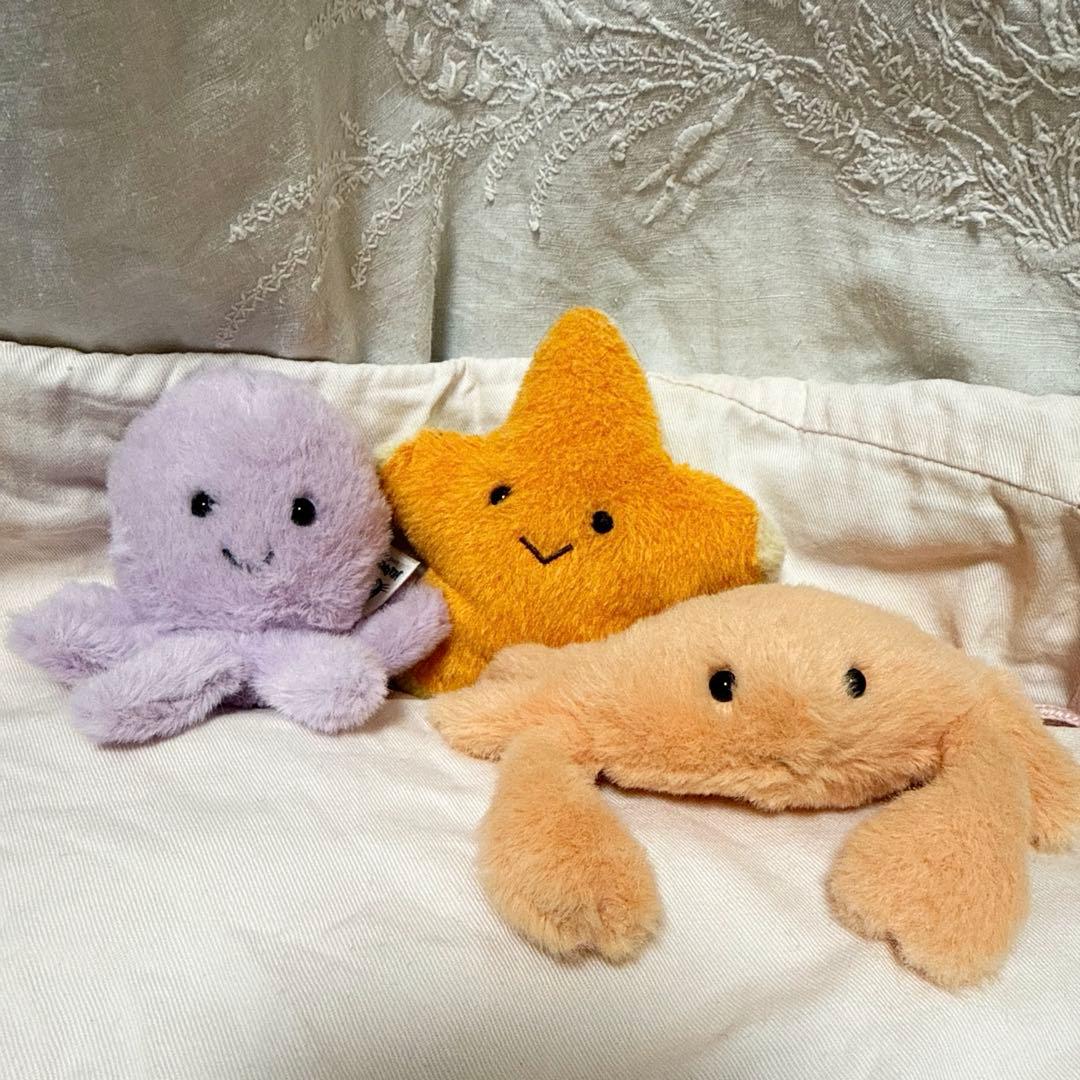 3体セット ジェリーキャット  (カニタコ)ヒトデ(別ブランド)