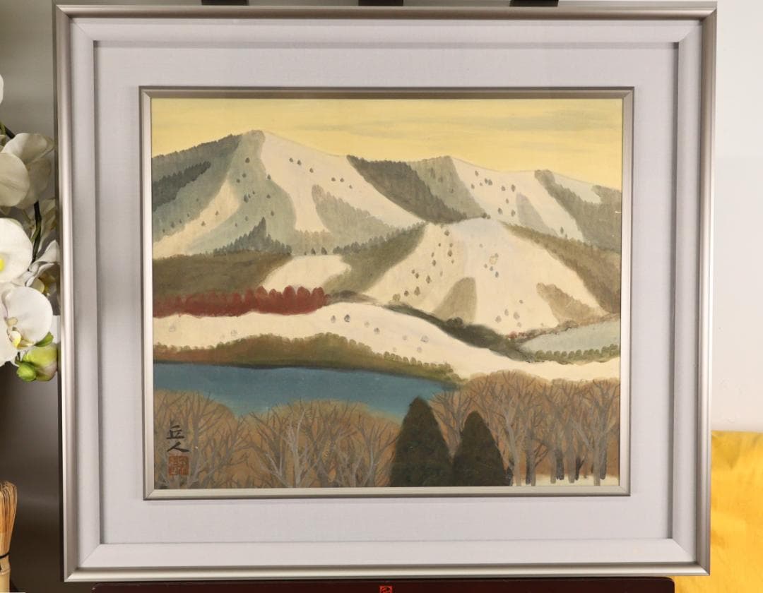 user_7c0e294b　山本丘人　「 冬山 」　８号　日本　BK148