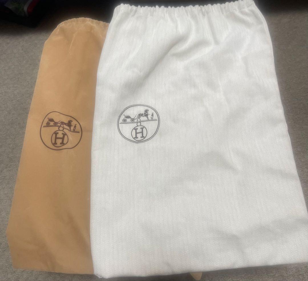HERMES 空箱 HERMES保存袋（巾着）セット