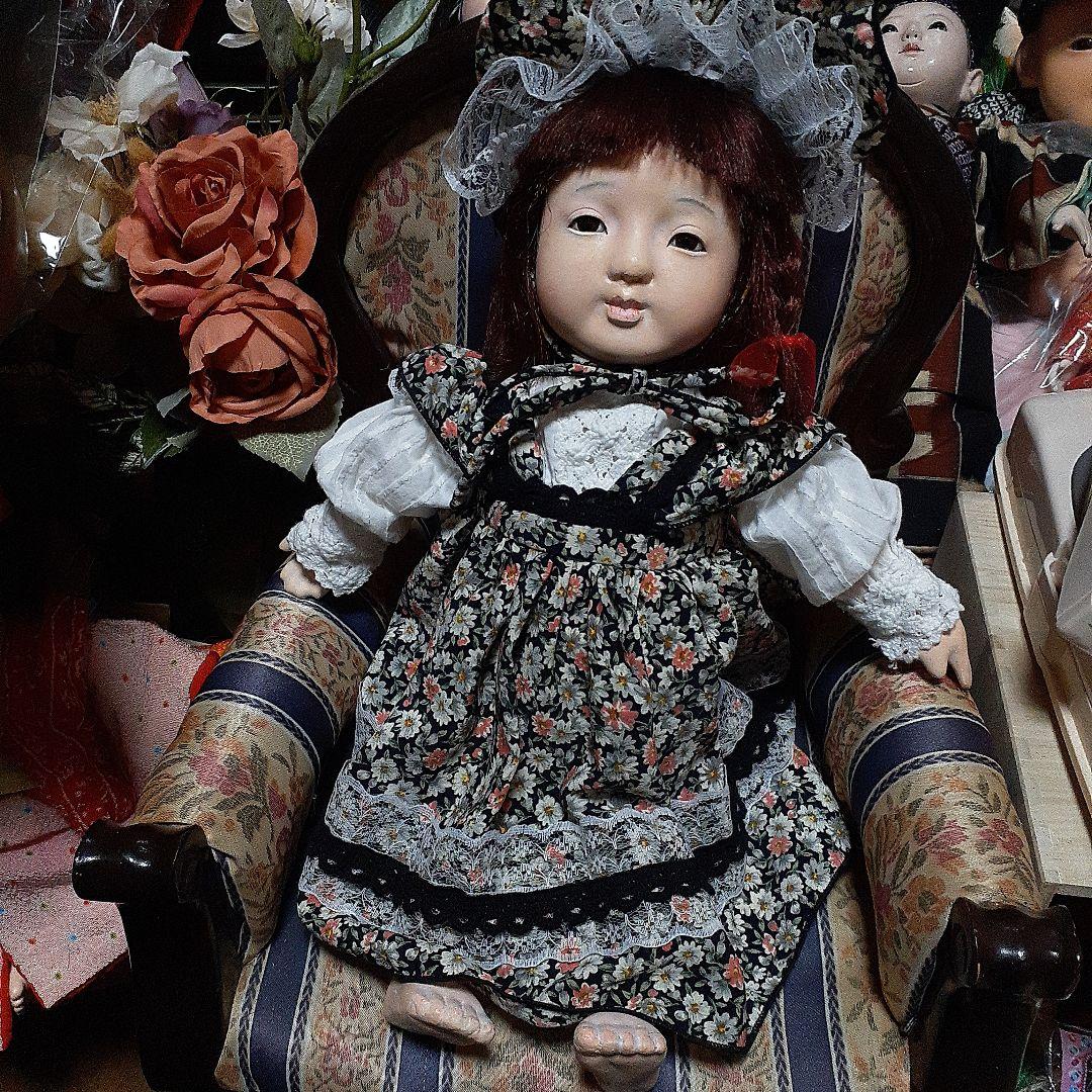 市松人形、和製ビスクドール