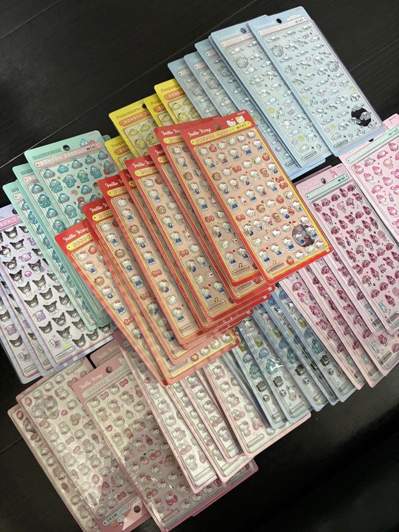 サンリオ　ボンボンドロップシール　56個　全種　正規品