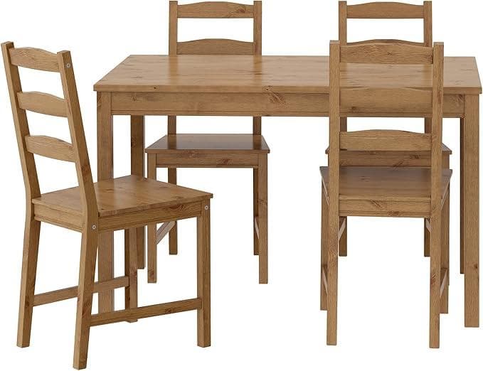 【お引取り限定・西東京市】IKEA ヨックモック ダイニングテーブル＆チェア4脚