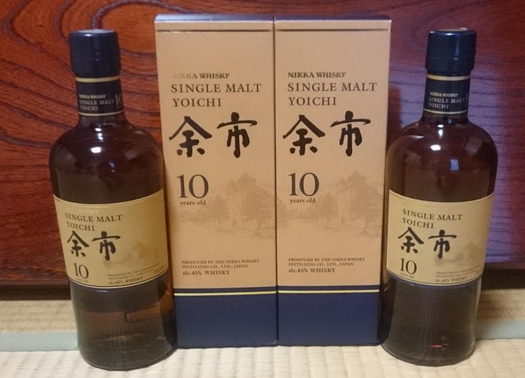 ニッカ10年熟成シングルモルトウイスキー　未開封2本セット