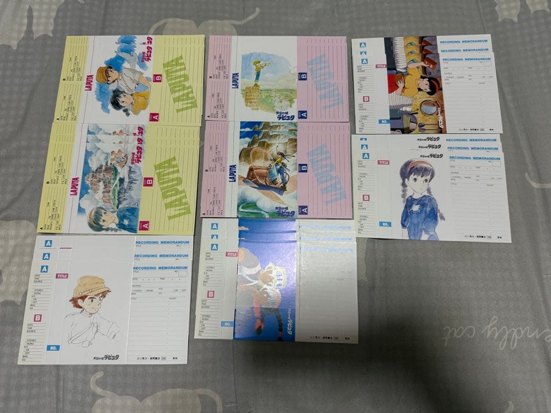 【O-1695】80年代 アニメ ポスター パンフレット カード グッズ セット