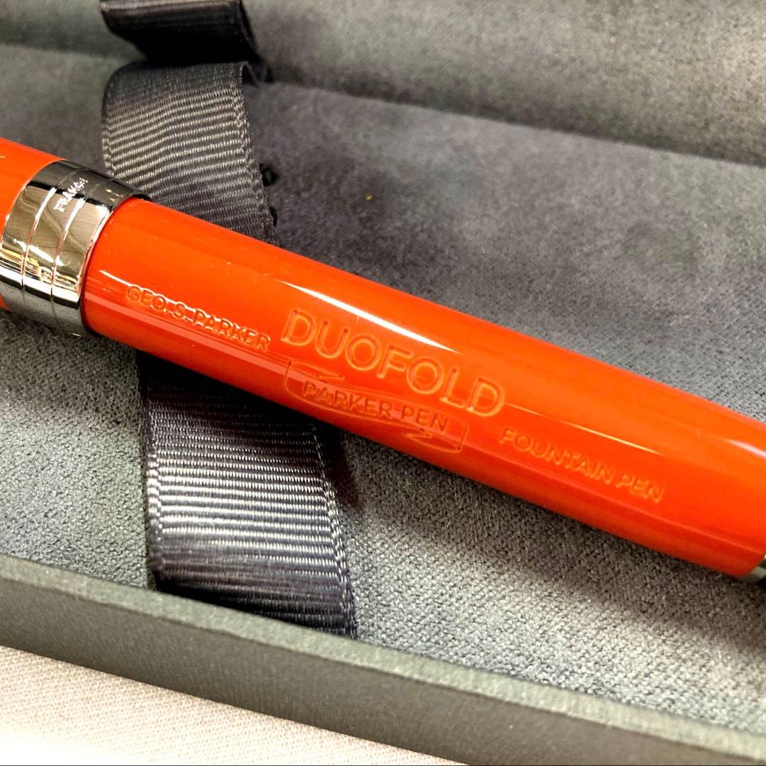 PARKER DUOFOLD 万年筆 クラシック ビッグレッド CT 美品