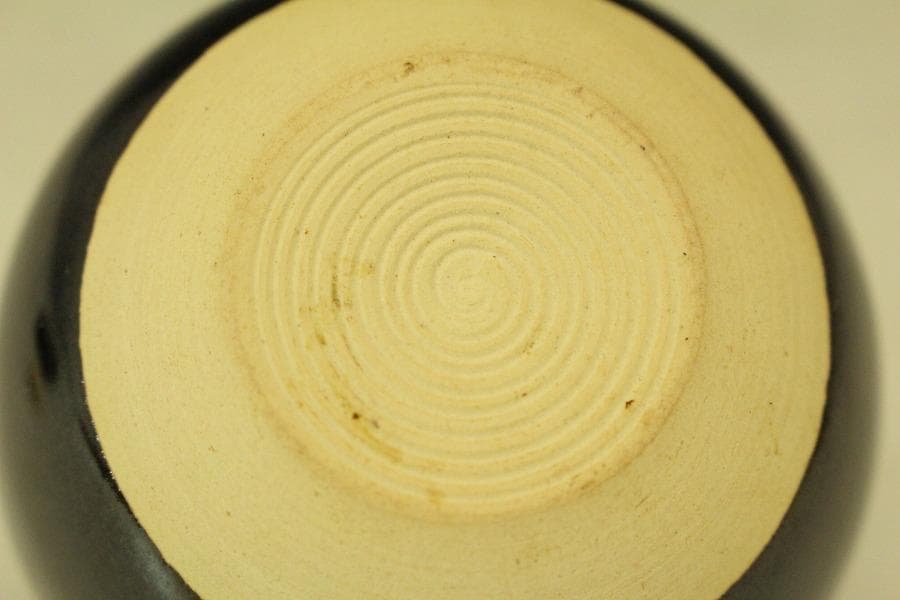 茶道具 唐物 彷古 文淋茶入 藤種緞子 仕服(RC934)