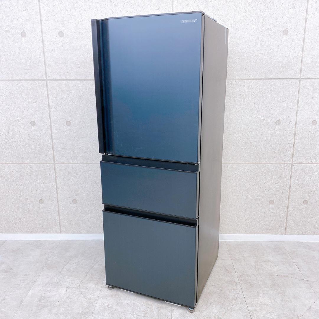東芝 ノンフロン冷凍冷蔵庫 GR-S33SC(KZ) 326L 2021年製
