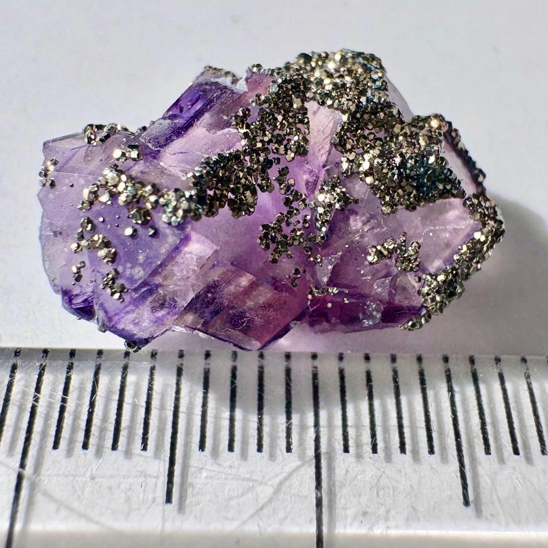 520 中国 内モンゴル産 レアタイプ フローライト&パイライト