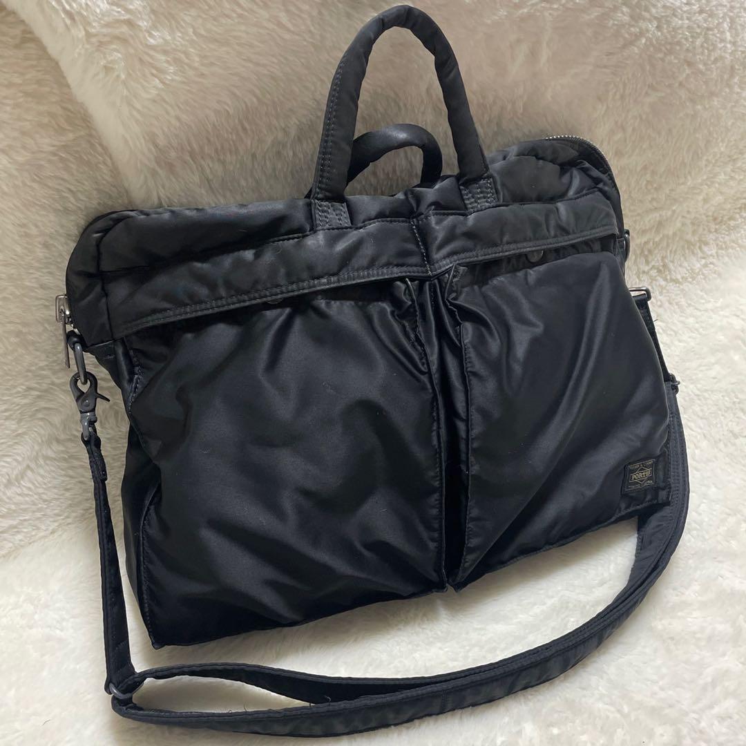 ポーター タンカー 2WAY ブリーフケース 黒 ナイロン ビジネスバッグA4